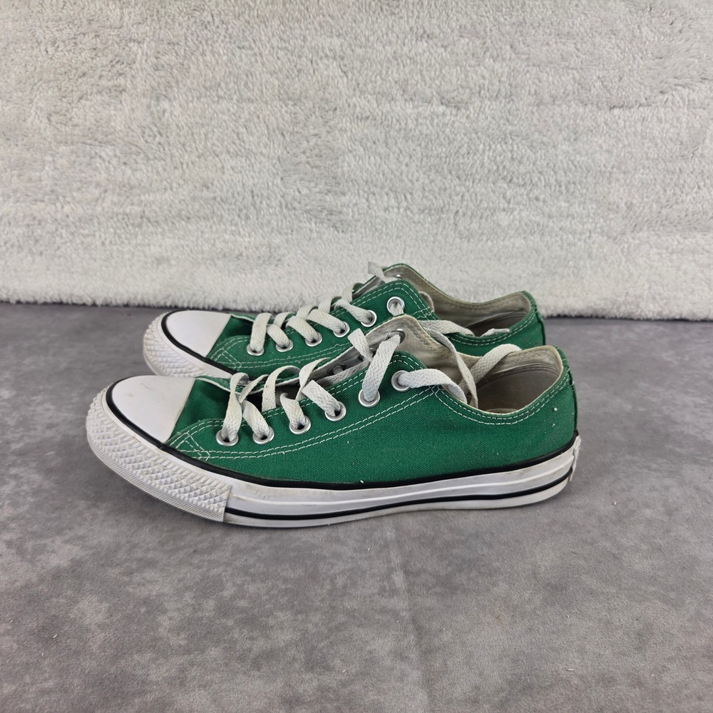 Converse Chuck Taylor All Star Low Top Green Canvas Sneakers 150476F Mens 6 W-8
